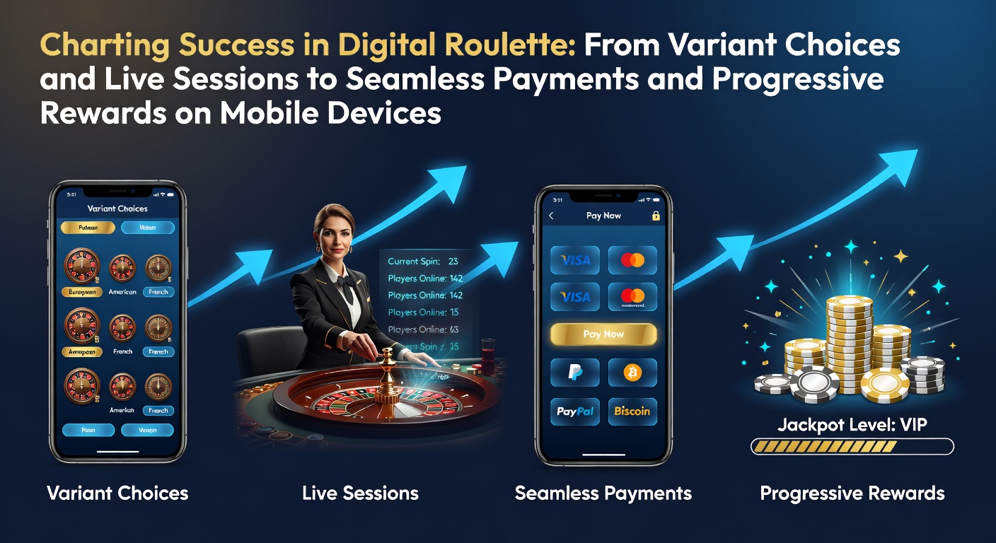 Übersichtliche Darstellung verschiedener Roulette-Varianten auf mobilen Geräten mit Live-Elementen