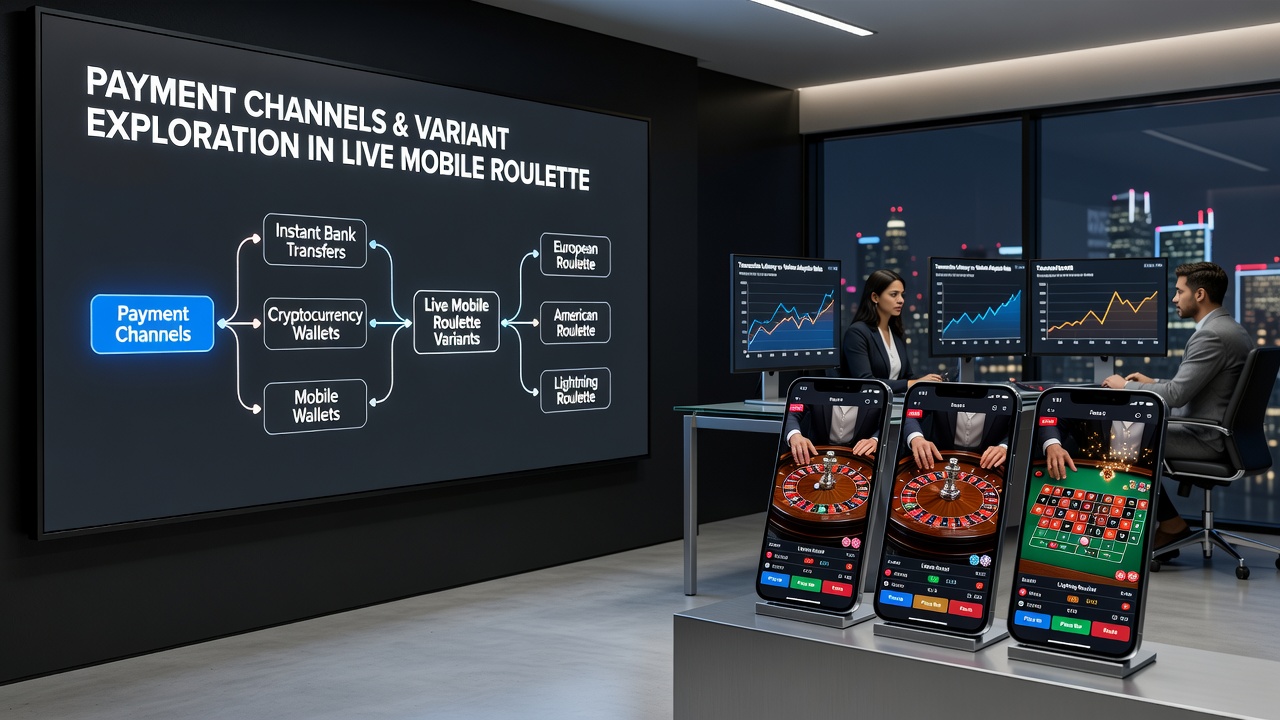 Live-Mobile-Roulette mit verschiedenen Zahlungskanälen und Varianten