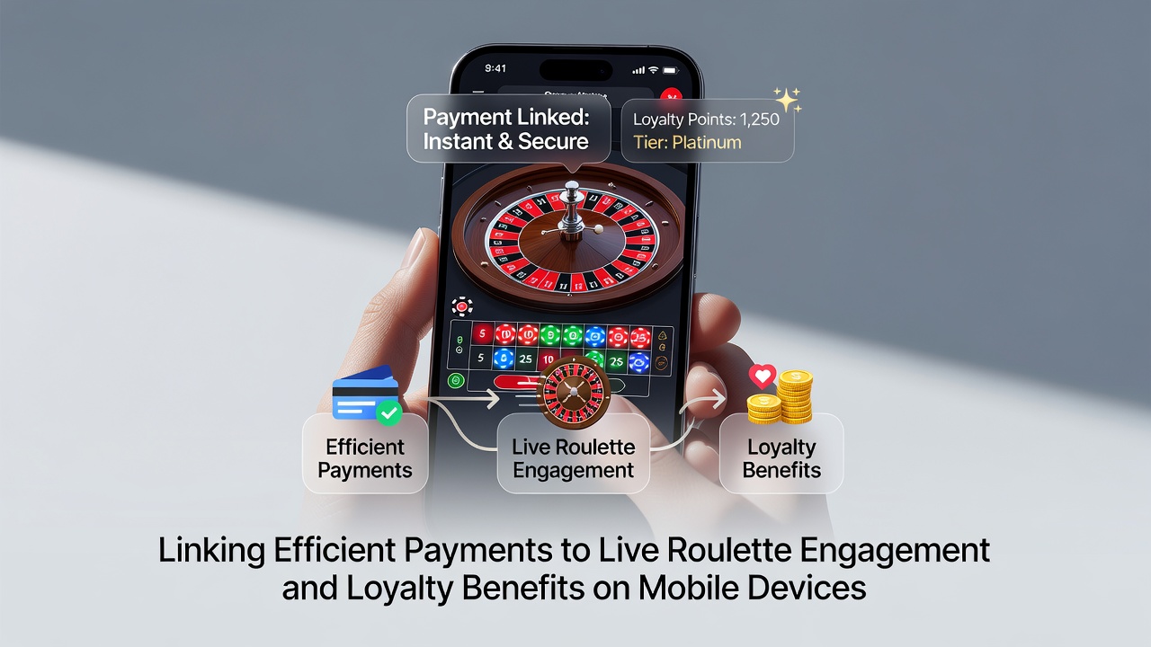 Live-Roulette-Session auf Smartphone mit Loyalty-Belohnungen und Zahlungsbestätigung