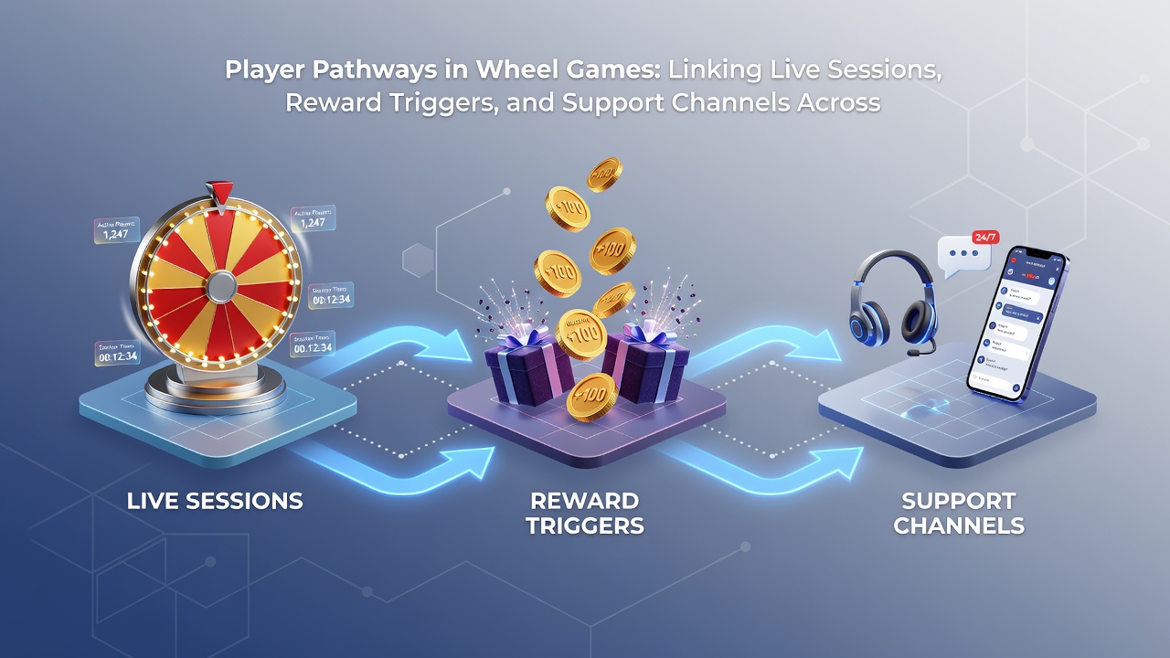 Verknüpfung von Support und Belohnungen in mobilen Wheel Games