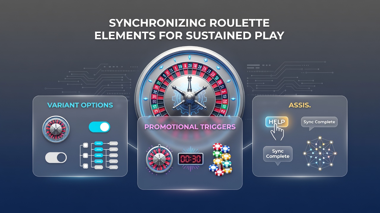 Support-Interaktion in einer Roulette-App mit synchronisierten Promo-Triggern