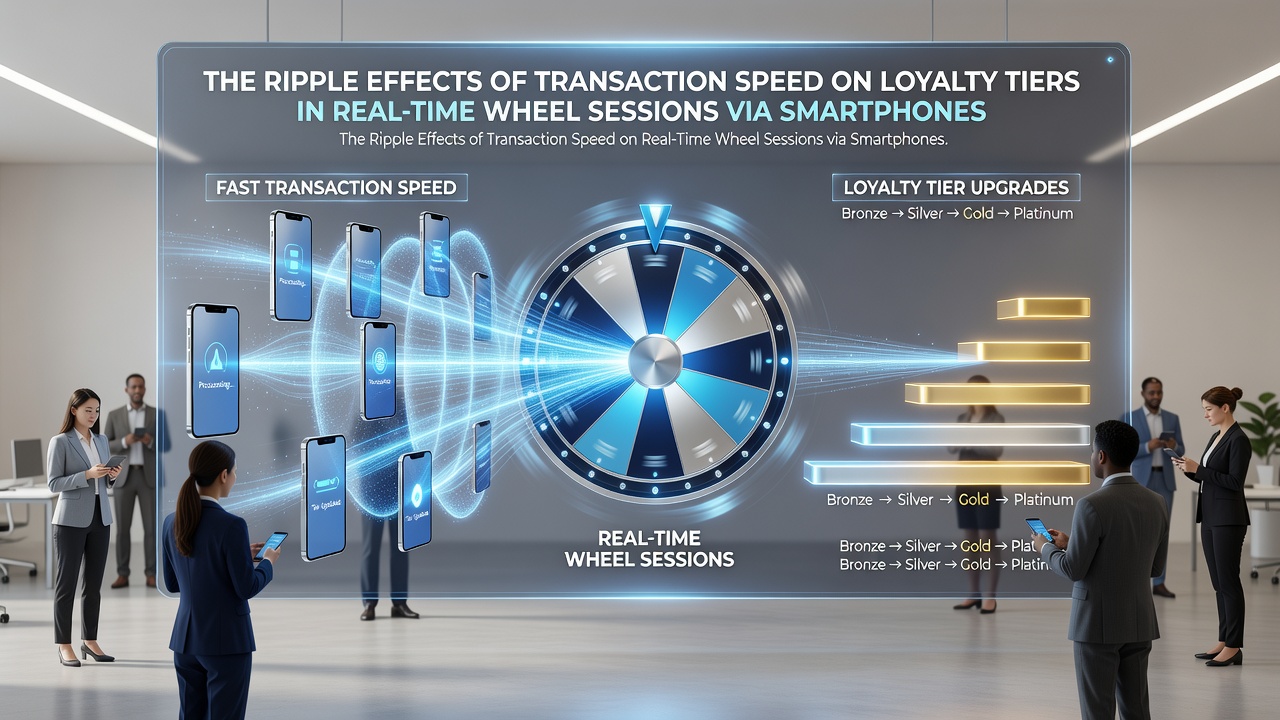 Diagramm zeigt Zusammenhang zwischen Transaktionsgeschwindigkeit und Loyalitätsstufen in mobilen Roulette-Sessions