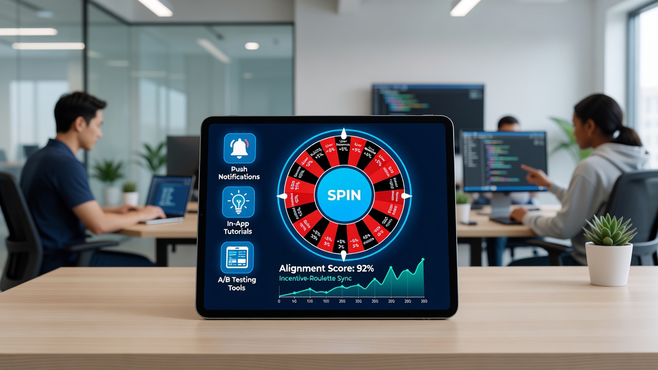 Darstellung von mobilen Roulette-Sitzungen mit integrierten Support-Elementen und Bonus-Verknüpfungen