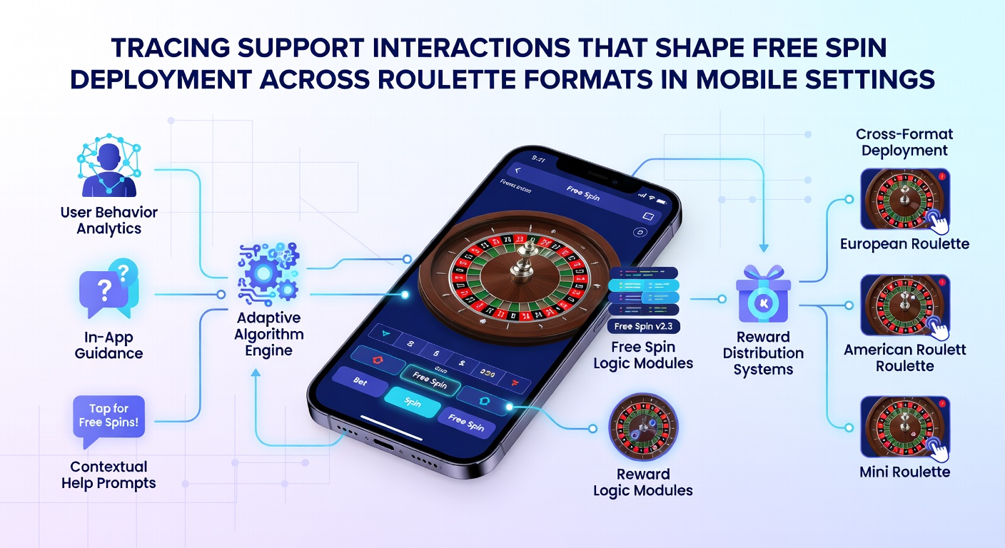 Tracking von Support-Interaktionen und Free-Spin-Bereitstellung auf mobilen Roulette-Plattformen